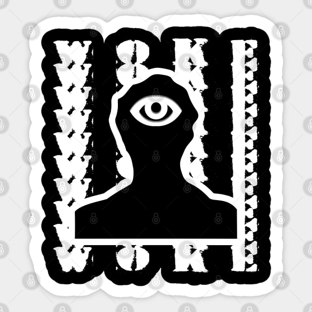 WOKE Sticker by WiredMind